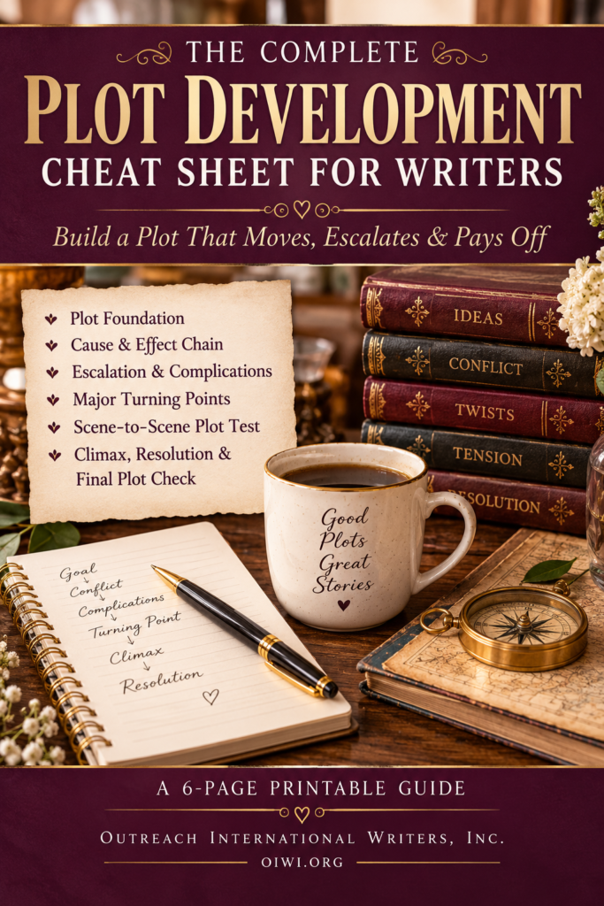 The Complete Plot Development Cheat Sheet for Writers