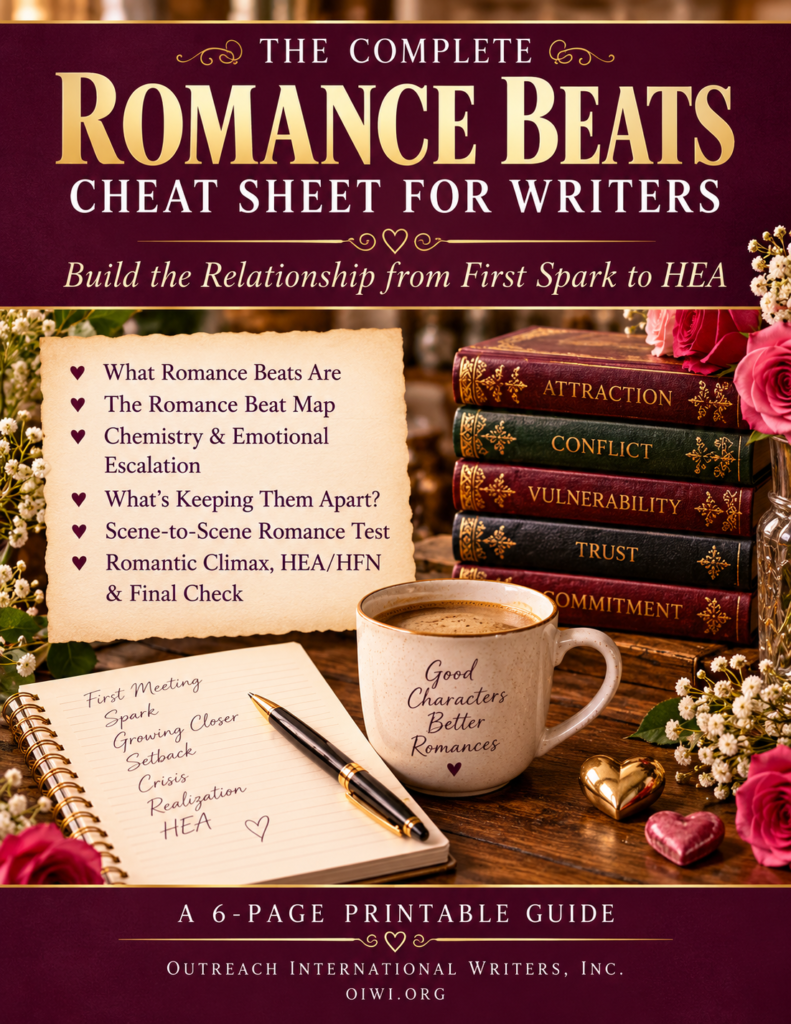 The Complete Romance Beats Cheat Sheet for Writers